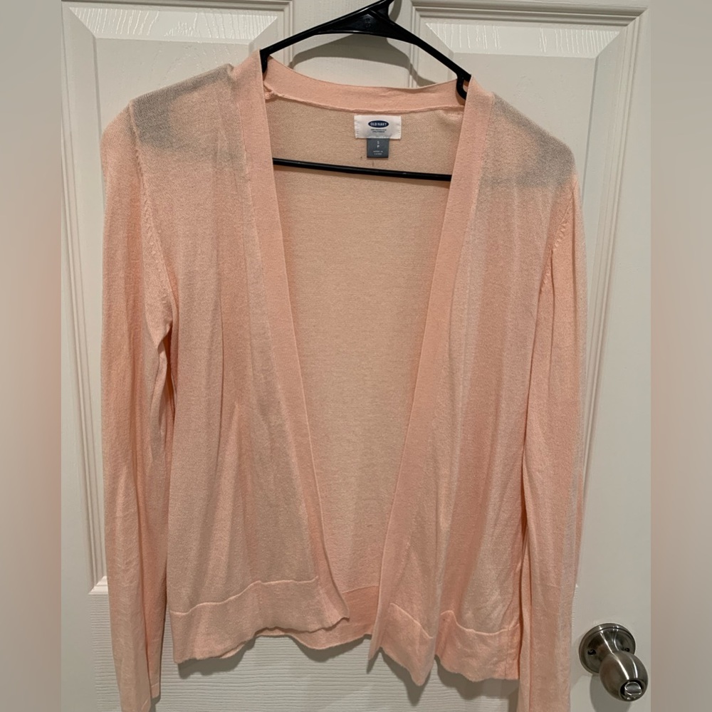 Old navy baby pink cardigan